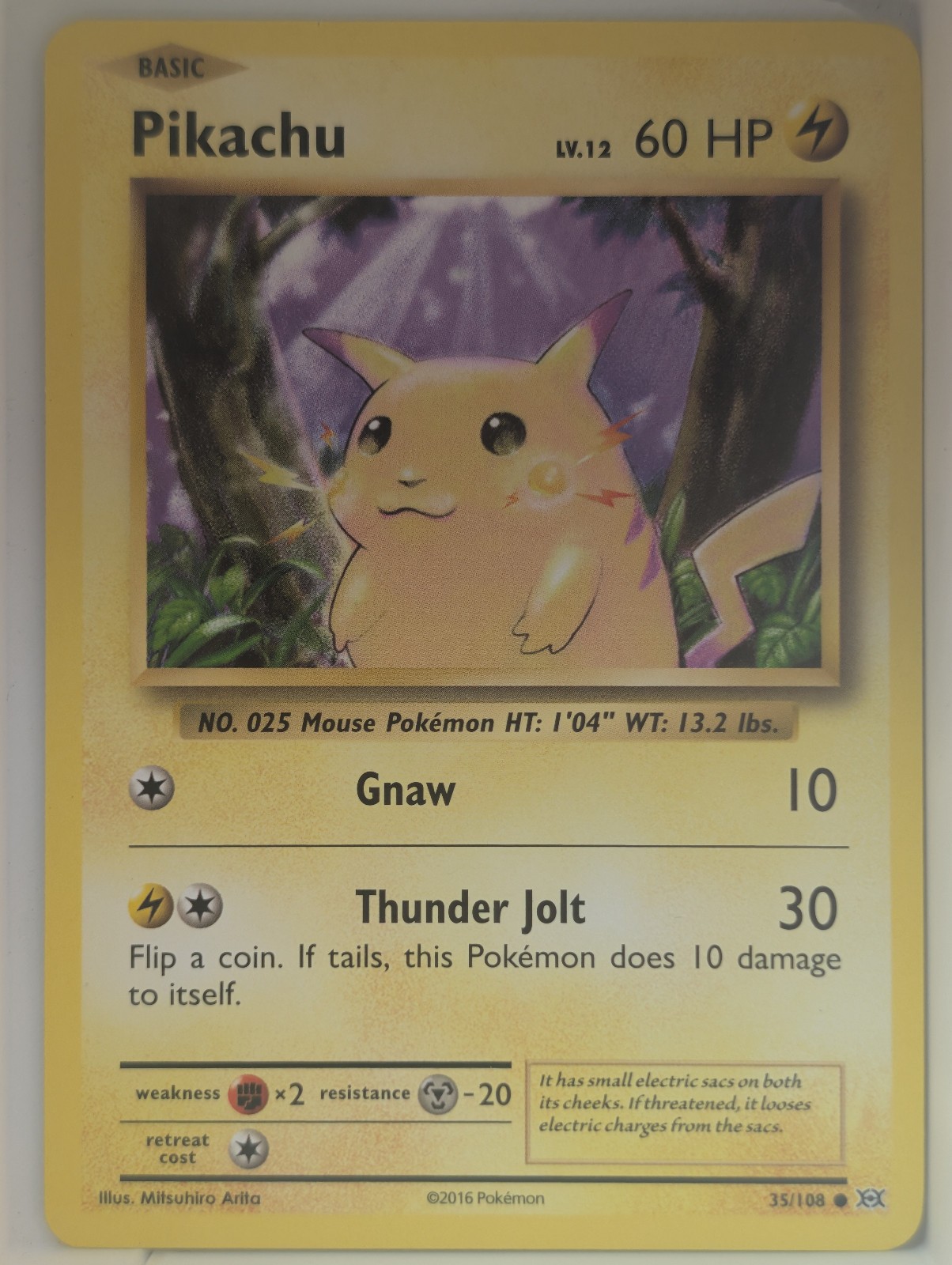 Pikachu 35/108 Evolutions Regular