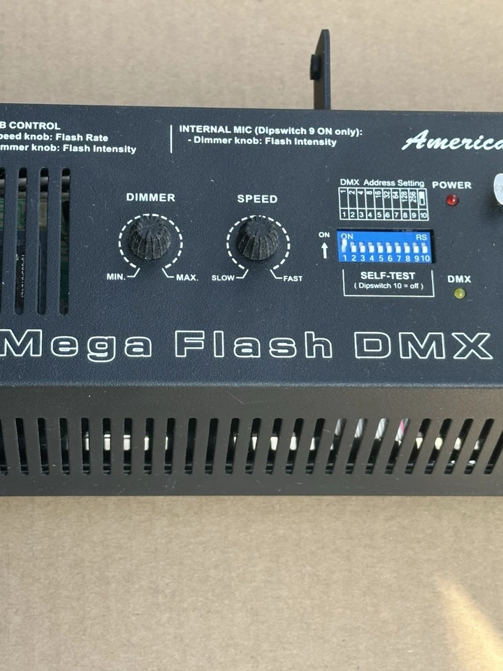 American DJ Mega Flash 800W 120V DMX Strobe - Tested Working - Image 2 of 4