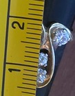 14K Yellow Gold: Vintage; 4 Diamonds Over 1 ct. Total, Swirled Ring, Size 6.5 — photo 6