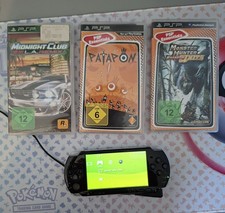 Playstation Portable (PSP) 3004 + Ladekabel + 3 Spiele