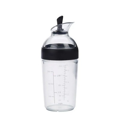OXO Good Grips Salat Dressing Shaker 250ml schwarz auslaufsicher Messflasche
