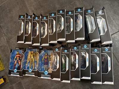 McFarlane DC Multiverse Batman  Batgirl Wonder Woman (3) Deathstroke- Set Of 19