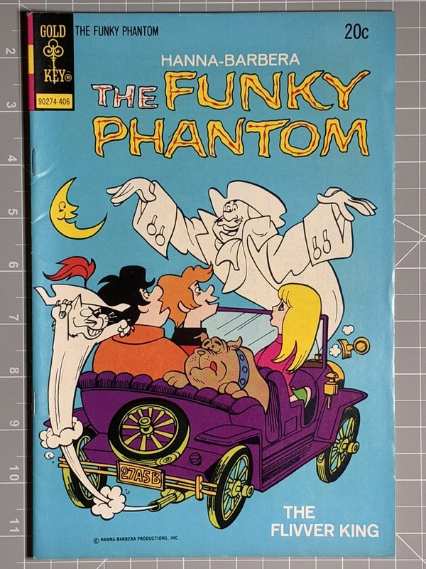The Funky Phantom #1 Gold Key 1972 1st App: Mudsy & Boo 1st App