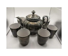 RW Bavaria U.S. Zone Tea Set • 1945–49 Silver Plated Porcelain • Rare Postwar