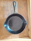 Griswold #4 702 B Small Block Logo Cast Iron Skillet  Erie PA
