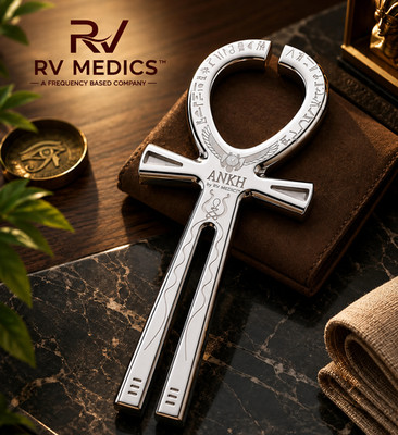 Ankh Key of Life Tuning Fork 324Hz / 639Hz Dual Frequency Healing Fork,