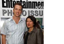 Josh Randall and Cathy O'Brien at Entertainment Weekly's First Eve- Old Photo