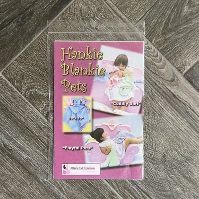 Vintage Black Cat Creations Pattern - Hankie Blankie Pets