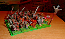 25 PAINTED Warhammer Skaven CLANRATS PLASTIC - OOP - Citadel Ratmen