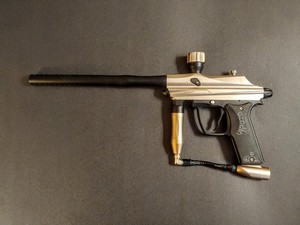 AZODIN Kaos Semi-Auto Paintball Marker – Black/Gold – NEW