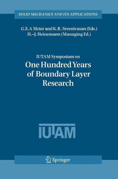 G. E. A. Meier (U. A.) | Iutam Symposium On One Hundred Years Of Boundary...-image