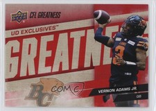 2024 Upper Deck CFL CFL Greatness Exclusives 40/100 Vernon Adams Jr #81 1lm9