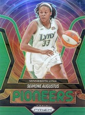2025 Panini Prizm WNBA Green Pioneers NO. 9 Seimone Augustus, Minnesota Lynx