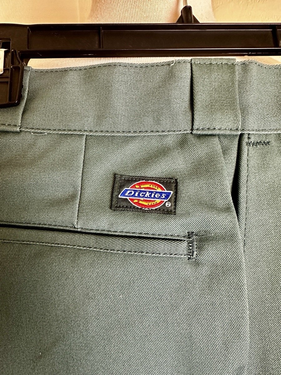 Vintage 80s 90s Dickies 874 Work Mechanic Pants Green 40x30 USA