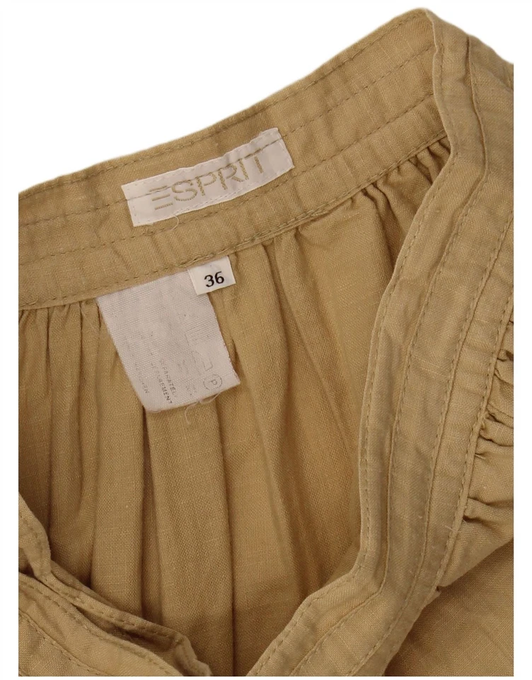 Falda Esprit para mujer línea A EU 36 pequeña W25 beige AS27 Foto 3 de 3