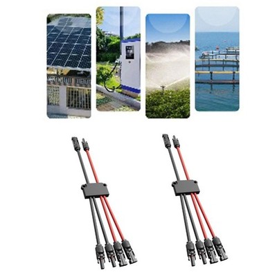 Solarpanel Stecker 2 bis 4 Y Abzweig f??r stabilen Stromfluss wasserdicht