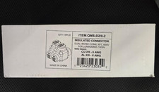 15 pieces INSULATED CONNECTOR ,Dual rated wire range CU:2/0 - 6AWG AL:2/0 - 6AWG