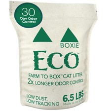 Boxie  Eco  Farm to Box Sustainable 30 Day Odor Control Clumping Cat Litter, ...