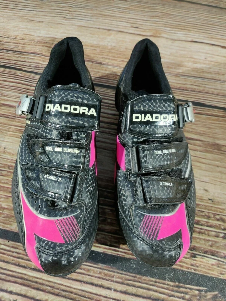 Велосипедные туфли DIADORA X-Trail 2 для горного велосипеда женские размер EU40 MTB cs968 - Изображение 2 из 4
