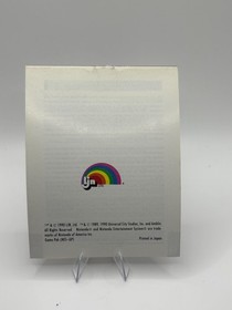 Back To The Future 2 & 3 NES Manual