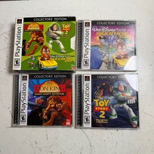 Disney Collectors Edition (PS1 PlayStation) 1 Toy Story Lion King 3 Game Box Set
