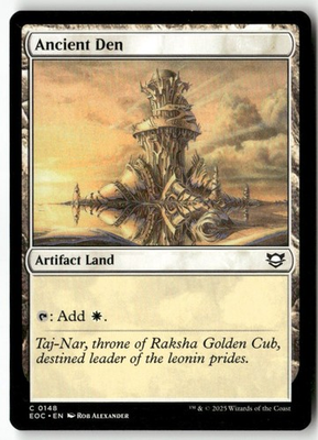 #ad Ancient Den 148 NM MTG Commander: Edge of Eternities Magic $2.49