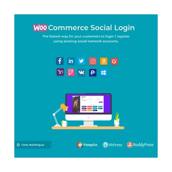⭐ Social Login – WordPress / WooCommerce Plugin ✅ GPL - Multi-sitios | Actual...