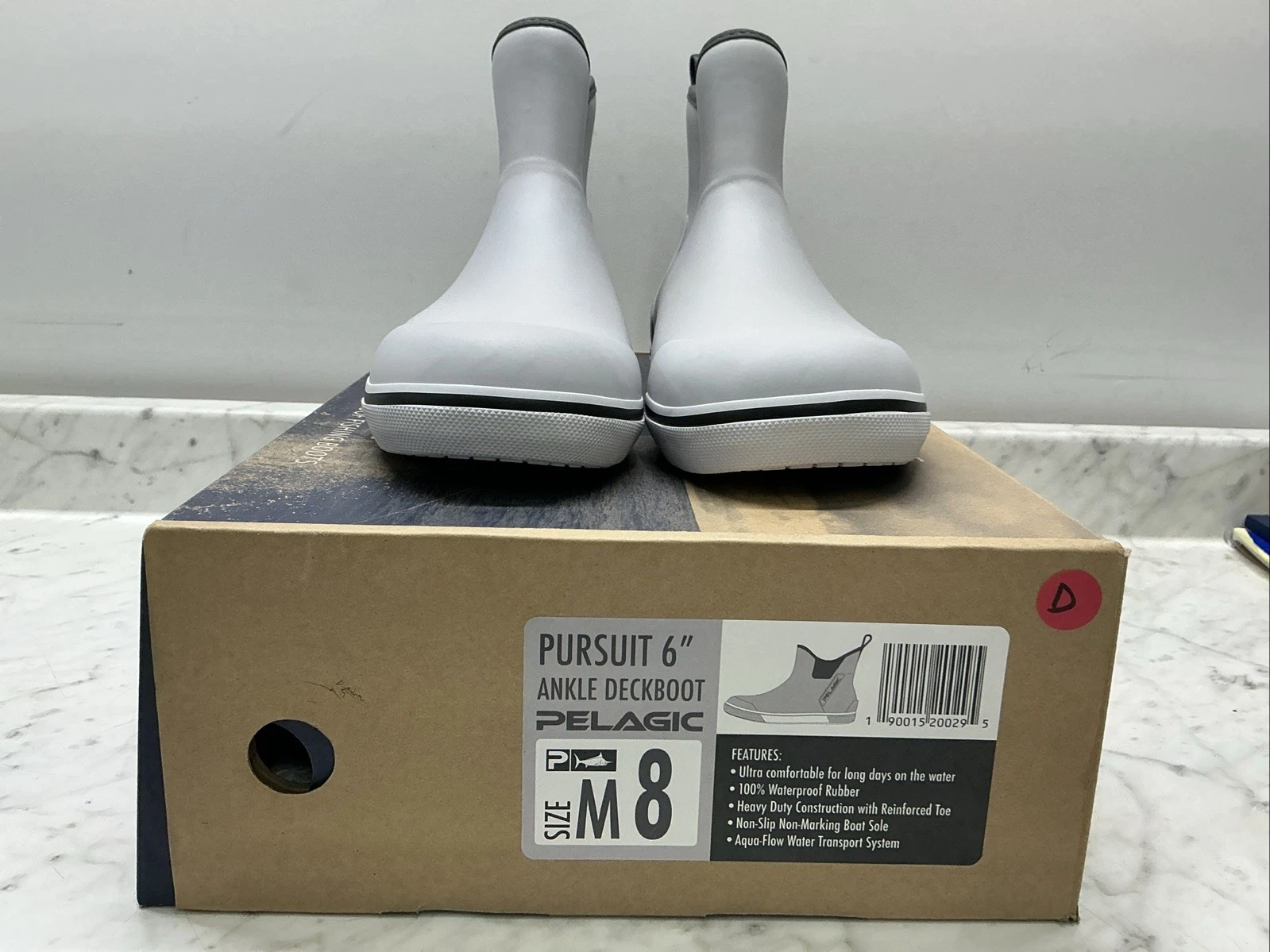 Pelagic Pursuit 6” Ankle Deckboot Grey *Size 8*