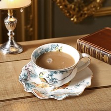 Coffee Cup Gifts Creative Floral Design Latte Mugs for Home Commercial Tea