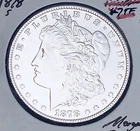 1878-S GEM AU+++! AMAZING MONSTER KEY DATE! U.S. MORGAN DOLLAR. WOW!