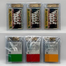 LEBRON JAMES ROOKIE CARD 2003 ST VINCENT ST MARY’S TEAM PHOTO BGS 9.5 (SET OF 5). rookie card picture