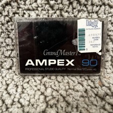 AMPEX Grand Master I 90 audio cassette blank tape sealed Made in USA Type I