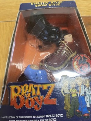 Original Bratz Boyz Schuhpaket Neu Originalverpackt MGA 6+ Seltenes Zubehör