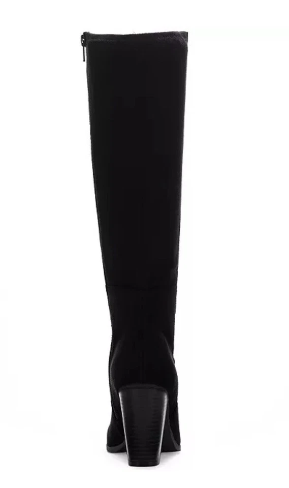 Женские сапоги для верховой езды Style&Co ADDYYF до колена черные микроцвет РАЗМЕР 10 W - Изображение 3 из 4
