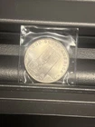 Sept 11th 2001 Twin Towers Land Of The Free Art Round -1 Troy Oz .999 Silver