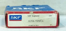 1 NEW SKF 6206 TN9/C4 30X62X16 RADIAL DEEP GROOVE BALL BEARING NIB MAKE OFFER 