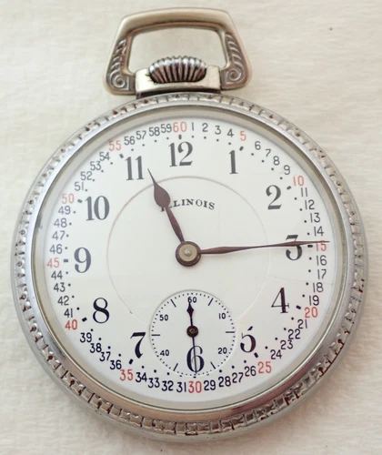 ANTIQUE 16s ILLINOIS BUNN SPECIAL 21 JEWEL RAILROAD POCKET WATCH