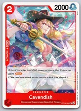 Cavendish OP14-004 Uncommon The Azure Sea's Seven One Piece Near Mint