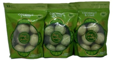 Me! Bath Coconut & Lime Bath Bombs 6 Ct ( Lot of 3 )  18 Bombs total