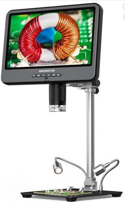 Andonstar 4K 30FPS Digital Microscope 10.1'' Screen, 3840P UHD AD208S-Pro NEW