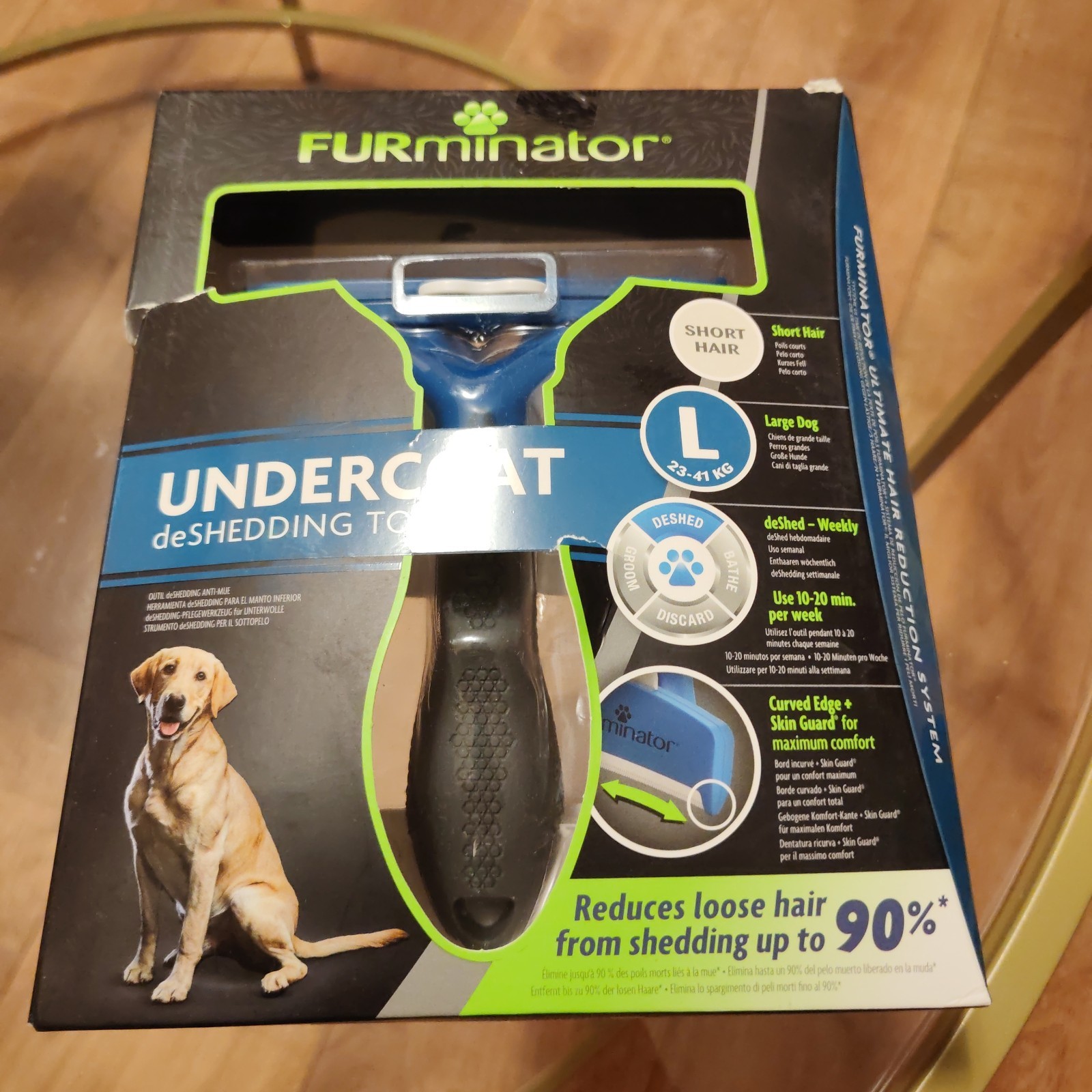 Furminator Undercoat De-Shedding Undercoat Tool for Large Dog Short Hair