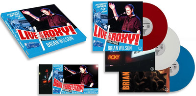 Brian Wilson - Live At The Roxy Theatre 3 Vinyl Box red white blue Vinyl Poster