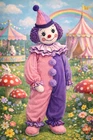 CLOWN DOLL Sewing Pattern Stuffed Toy 24" Mail Order MO 7260