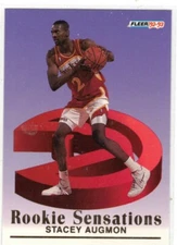 1992-93 FLEER NBA ROOKIE SENSATIONS STACEY AUGMON #2 NICE!