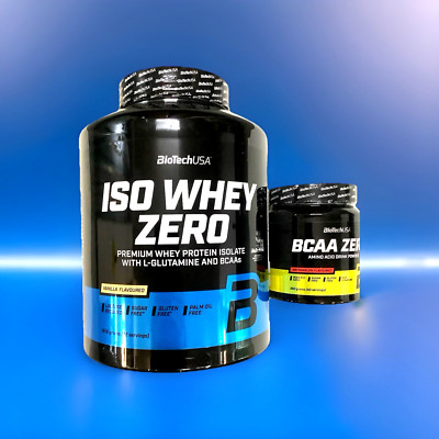(46,75 /kg) BioTech USA ISO Whey Zero 1816g+Bonus BCAA Zero 360g