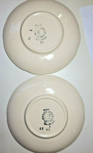 2 Vintage 1940's FRANCISCAN DESERT ROSE 5-7/8" Saucer Plates California-USA - Picture 4 of 6