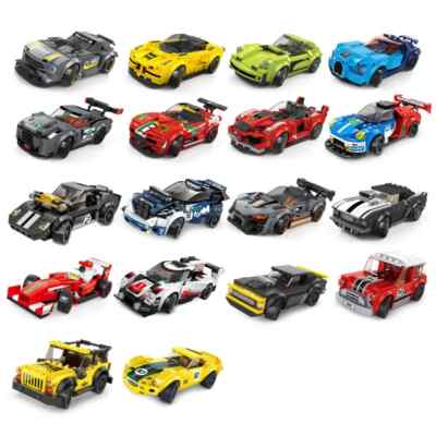 Supercar Technic Building Blocks Speed Champions Racing Car Set DIY STEM Model