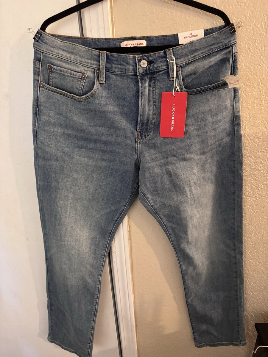 (取寄) ラッキーブランド メンズ 410 アスレチック フィット ジーンズ イン フェンウィック Lucky Brand men Lucky Brand 410 Athletic Fit Jeans in Fenwick Fenwick Lucky Brand mens 410 Athletic Fit Jeans, Fenwick, 34W x 32L US | eBay