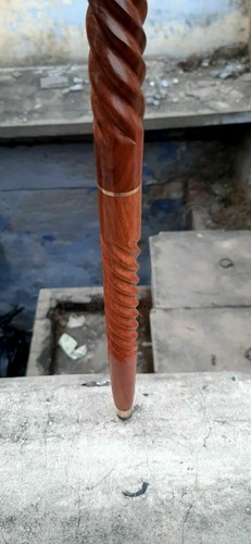 Walking Stick Cane Designer Brass Handle Wooden Vintage Stylish Gift Item - Picture 4 of 8