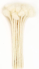 10 Strands 14 inch Human Hair Blonde Locs Dreads Dreadlocks Extensions